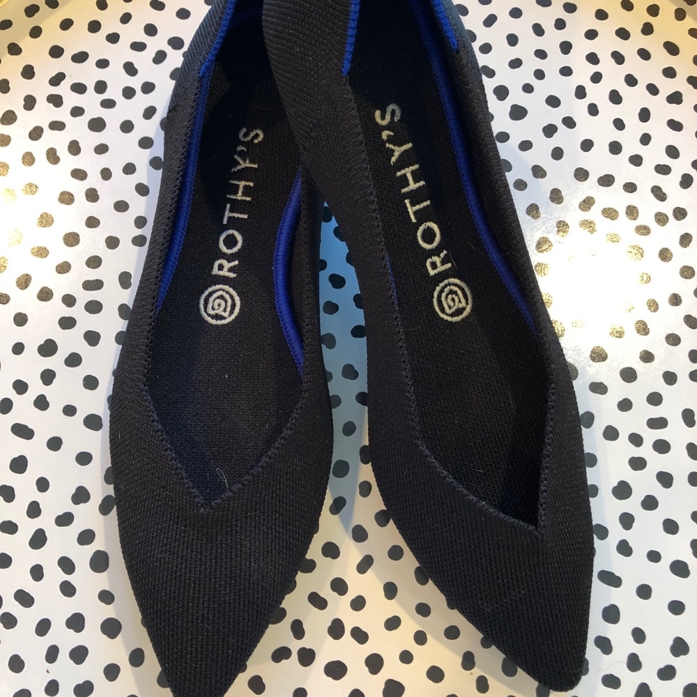 NEW Rothys Black Flats